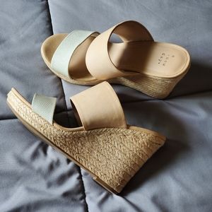 Espadrille Wedge Heel Sandals
